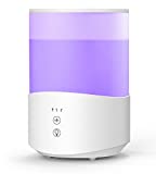 Humidifiers for Bedroom, 2.5L Top-Refilling Powerful Cool Mist Humidifier Lasting up to 28 Hours, 23dB Humidifiers Essential Oil Diffuser with 7-Color LED Lights, Sleep Mode, BPA-Free, Auto Shut Off