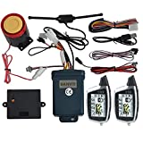 BANVIE 2 Way Motorcycle Security Alarm System with Remote Engine Start Anti-Hijacking