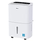 Shinco 5,000 Sq.Ft Energy Star Dehumidifier with Pump, Ideal for Large Living Room, Basements, Bedrooms, Bathrooms, Continuous Drain, Quietly Remove Moisture & Control Humidity - (70Pint with Pump)