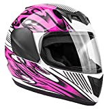 Typhoon Youth Full Face Motorcycle Helmet Kids DOT Street - Ships Same Day - Pink (Small)