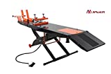 APlusLift MT1500 1,500LB Air Operated 24' Width Motorcycle Lift Table (Free Service Jack, Free Home Delivery) / 24 Months Parts Warranty