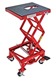 Extreme Max 5001.5083 Hydraulic Motorcycle Lift Table – 300 lb. , Red