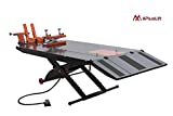APlusLift MT1500X 1,500LB Air Operated 48' Width ATV Motorcycle Lift Table with Side Extensions (Free Service Jack, Free Home Delivery) / 24 Months Parts Warranty