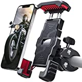 Sanosan One-Push Motorcycle Phone Mount,15s Quickly Install,1 Second Automatically Lock & Release,High-Speed Secure Switch,Bike Accessories for Motorcycle,Widely Compatible for Cellphone(4.7'-7')