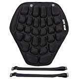 Motorcycle Seat Cushion Pressure Relief Hand Press Inflatable Motorbike Seat Pad Shock Absorption Butt Protective Comfortable for Long Rides