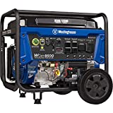 Westinghouse Outdoor Power Equipment WGen9500 Heavy Duty Portable Generator 9500 Rated 12500 Peak Watts, Gas Powered, Electric Start, Transfer Switch & RV Ready, CARB Compliant