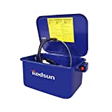 Parts Washer 3.5 Gallon Capacity Tank Cabinet Portable Automotive Parts Cleaner for Wheel Bearings, Gears, and carburetors (Blue)…