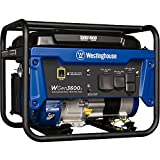 Westinghouse WGen3600v Portable Generator 3600 Rated and 4650 Peak Watts, RV Ready, Gas Powered, CARB Compliant