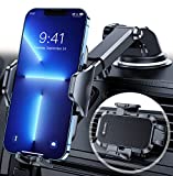 DesertWest Car Phone Holder Mount, [Military Grade] Cell Phone Holder for Car Dashboard Windshield Air Vent Compatible with iPhone 13 Pro Max 12 11 X XS XR 8 7, Samsung Galaxy S21 S20 S10+ All Phones