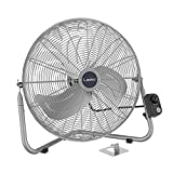 Lasko 20″ High Velocity QuickMount, Easily Converts from a Floor Wall Fan, Silver 2265QM
