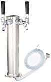 Kegco KC D4743DT-SS Draft Beer Kegerator Tower, 3 inches, Stainless Steel