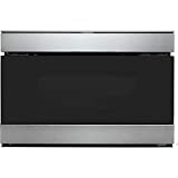 Sharp SMD2489ES 24' loT Microwave Drawer with 1.2 cu. ft. Capacity, 950 Watts, 11 Power Levels, Edge-to-Edge Black Glass, in Stainless Steel