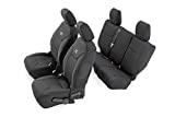 Rough Country Neoprene Seat Covers | (fits) 2008-2010 Jeep Wrangler JK 4DR | 1st/2nd Row/Water Resistant | | 91002A