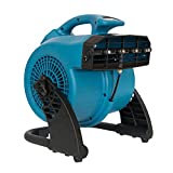 XPOWER FM-48 Heavy Duty 3-Speed Misting and Cooling Utility Fan, Blue