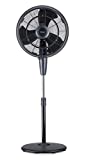 Frigidaire Outdoor Misting Fan & Pedestal Fan 18' Oscillating, Cools up to 500 sq ft with 3 Fan Speeds, FMF2K5BK00 Black