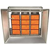 SunStar Natural Gas Heater Infrared Ceramic, 120000 BTU