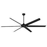 Westinghouse Lighting 7224800 Widespan Industrial Ceiling Fan with Remote, 100 Inch, Matte Black
