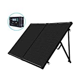 Renogy 200 Watt 12 Volt Monocrystalline Off Grid Portable Foldable 2Pcs 100W Solar Panel Suitcase Built-in Kickstand with Waterproof 20A Charger Controller