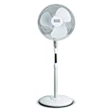 Black & Decker, White 16' Stand Fan with Remote