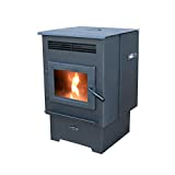 Cleveland Iron Works PS60W-CIW Medium Pellet Stove, WiFi Enabled, One Size, Black