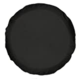 Moonet PVC Thickening Leather Spare Tire Wheel Cover for Car Truck SUV Camper Trailer Universal Fit RV JP FJ,R15 M Black (for Overall Wheel Diameter 27-30 inch)
