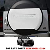 ABS Plastic Fuji White Spare Tire Cover Portecor Fits for Land Rover Defender 90 110 2 Door 4 Door 2020 2021 2022