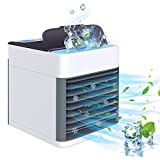 Portable Air Conditioner, Evaporative Air Cooler in 3 Speed, USB Air Personal Conditioner with LED Light for Home Office Bedroom
