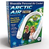 Ontel Arctic Air Freedom Portable Personal Air Cooler and Personal 3-Speed Neck Fan, Hands-Free Light-weight Design, Cordless and Rechargeable