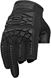 Seibertron T.T.F.I.G 2.0 Men's Tactical Military Gloves Flexible Rubber Knuckle Protective for Combat Hunting Hiking Airsoft Paintball Motorcycle Motorbike Riding Outdoor Gloves Black XL