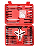 ATPEAM 46pcs Harmonic Balancer Puller Set | Steering Wheel Puller Kit, Use with Harmonic Balancers, Crankshaft Pulleys and Gears, Work on Most Cars, Pickups, SUVs