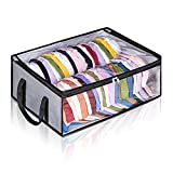 AOODA Hat Storage for Baseball Caps Organizer, Large Holds up to 40 Hats Wide Hat Organizer for Closet Cap Holder, Grey