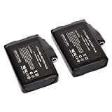 Rechargeable 7.4V 2200mAh Lithium Polymer Batteries for Heated Gloves Socks Jacket Cloths Pack of 2