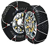 Security Chain Company SZ435 Super Z6 Cable Tire Chain for Passenger Cars, Pickups, and SUVs - Set of 2, silver