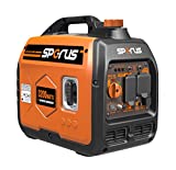 SPERUS Quiet Portable Inverter Generator, 3200 Watts Generator Gas Powered with CO Detect, 47lbs Ultra Lightweight, Eco-Mode Feature, RV Ready, Small for Backup Home Use & Camping