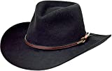 Stetson Men's Bozeman Outdoor Hat, Black, Medium