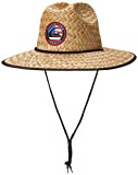 Quiksilver mens Outsider Lifeguard Beach Sun Straw Hat Baseball Cap, Natural, Small-Medium US