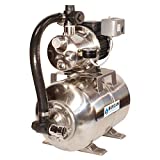 B BURCAM QUALITY PUMPS SINCE 1978 506547SSZN 3/4HP Stainless Steel Shallow Well Jet Pump System