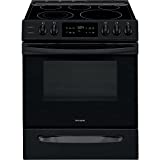 Frigidaire FFEH3054UB 30' Slide-in Electric Range with 5 Elements 5 Cu. Ft. Oven Capacity Self Clean Keep Warm Zone in Black