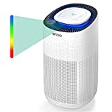 Afloia True HEPA Air Purifier for Large Room, Office, Home Air Cleaner & Deodorizer for Allergies, Pets, Asthma, Smokers, Odors, CADR: 400m³/h, Covers 538 sq ft