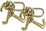 Mytee Products (2 Pack) RTJ Cluster Hook Heavy Duty Wrecker Hauler Tow Towing Truck Chain Pair R T J