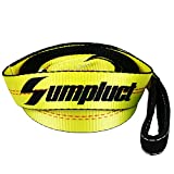 Sumpluct Recovery Tow Strap 2' X 20' Lab Tested 20,000 lbs Break Strength, Use for Emergency Towing Rope, Tree Saver, Winch Extension, Triple Reinforced Loop Straps to Ensure Peace of Mind
