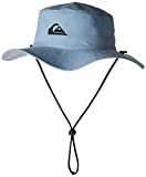 Quiksilver mens Bushmaster Sun Protection Floppy Visor Bucket Hat, Faded Denim, Large-X-Large US