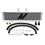 Mishimoto MMTC-DMAX-03SL Transmission Cooler Compatible With Chevrolet/GMC Duramax 6.6 LB7/LLY 2003-2005 Silver