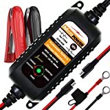 MOTOPOWER MP00205A 12V 800mA Automatic Battery Charger, Battery Maintainer, Trickle Charger, and Battery Desulfator