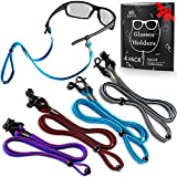 Eye Glasses String Holder Straps - Sports Sunglasses Strap for Men Women - Eyeglass Holders Around Neck - Glasses Retainer Cord Chains Lanyards