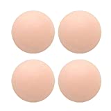 Nippleless Covers, Pasties, Silicone Reusable Breast Pasties Adhesive Bra 2 Pairs Pink