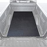 BDK M330 Heavy-Duty Truck Utility Bed Mat – Extra-Thick 4' x 8' Rubber Cargo Liner, Durable All-Weather Protection, Trim-To-Fit Design, Black