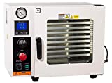 Across International AT09.110.UL Ai Accutemp UL CSA Certified 0.9 cu. ft. Vacuum Oven with 5 Sided Heating 110V Purging Oven with LCD Control, Gas Back-Fill Capability, Stainless Steel