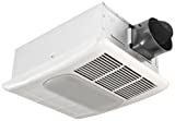Delta Electronics (Americas) Ltd. RAD80L Radiance 80 CFM Exhaust Light and Heater Ventilation Bath Fan, White