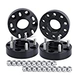 dynofit Wheel Spacers for Je/ep JK XK WJ WK, (Set of 4) 5x5 to 5x5(5x127) 71.5mm 1/2-20 1.5' Forged HubCentric Wheels Spacer for Wrangle JKU Sahara Rubicon Sport, Grand Cherokee WJ WK, Commander XK
